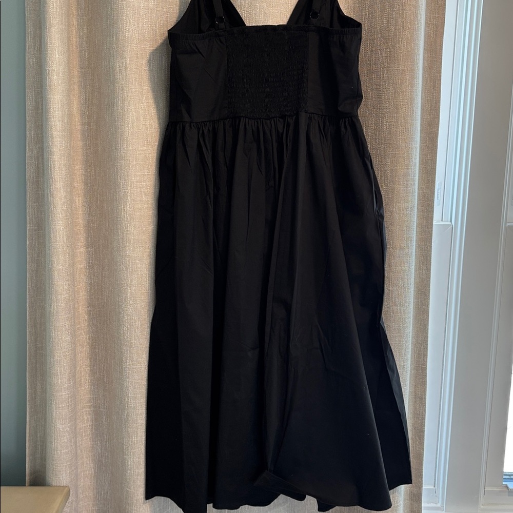 Size 0 Torrid Nightfall metal detail midi dress lightweight cotton NWT - Picture 7 of 8